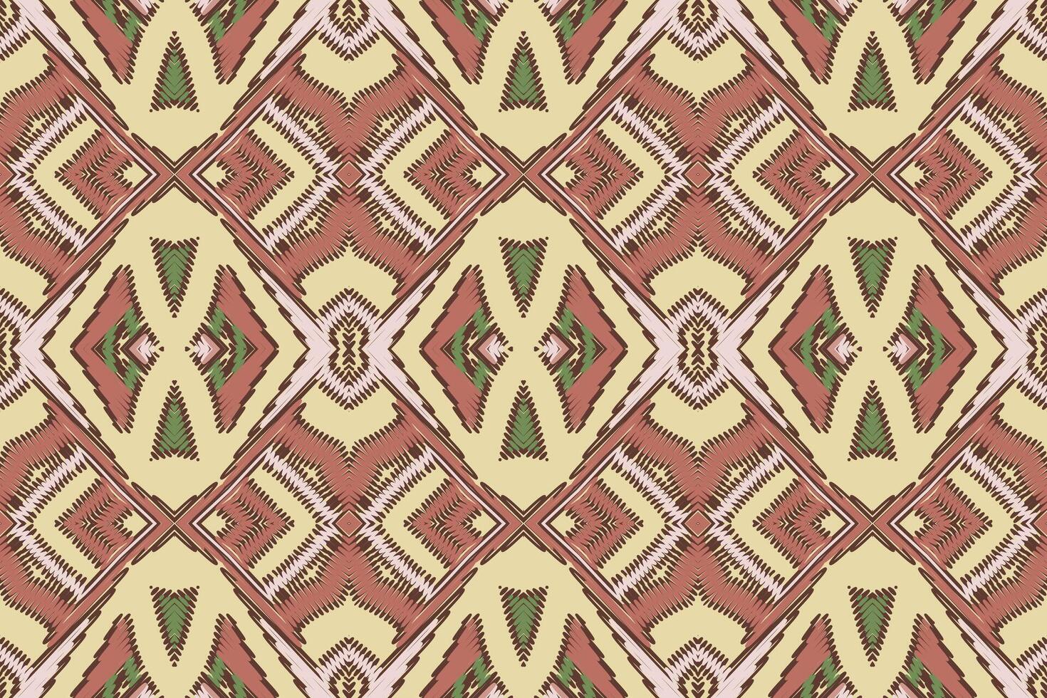Ancient patterns Seamless Scandinavian pattern Motif embroidery, Ikat embroidery Design for Print pattern vintage flower folk navajo patchwork pattern vector
