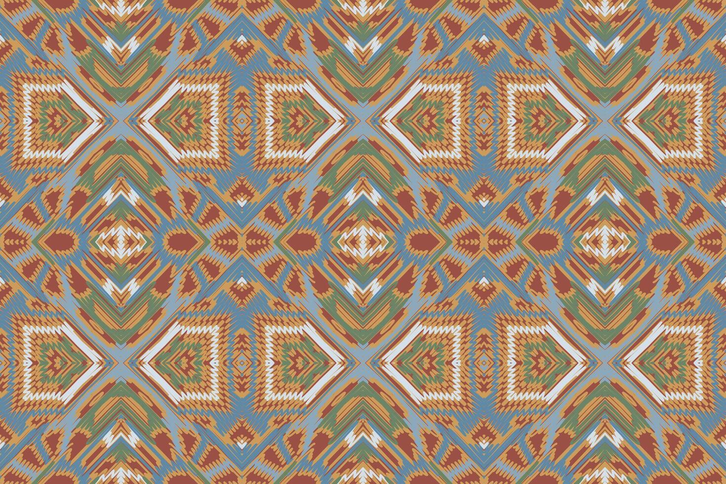 Bukhara pattern Seamless Native American, Motif embroidery, Ikat embroidery Design for Print indonesian batik motif embroidery native american kurta mughal design vector