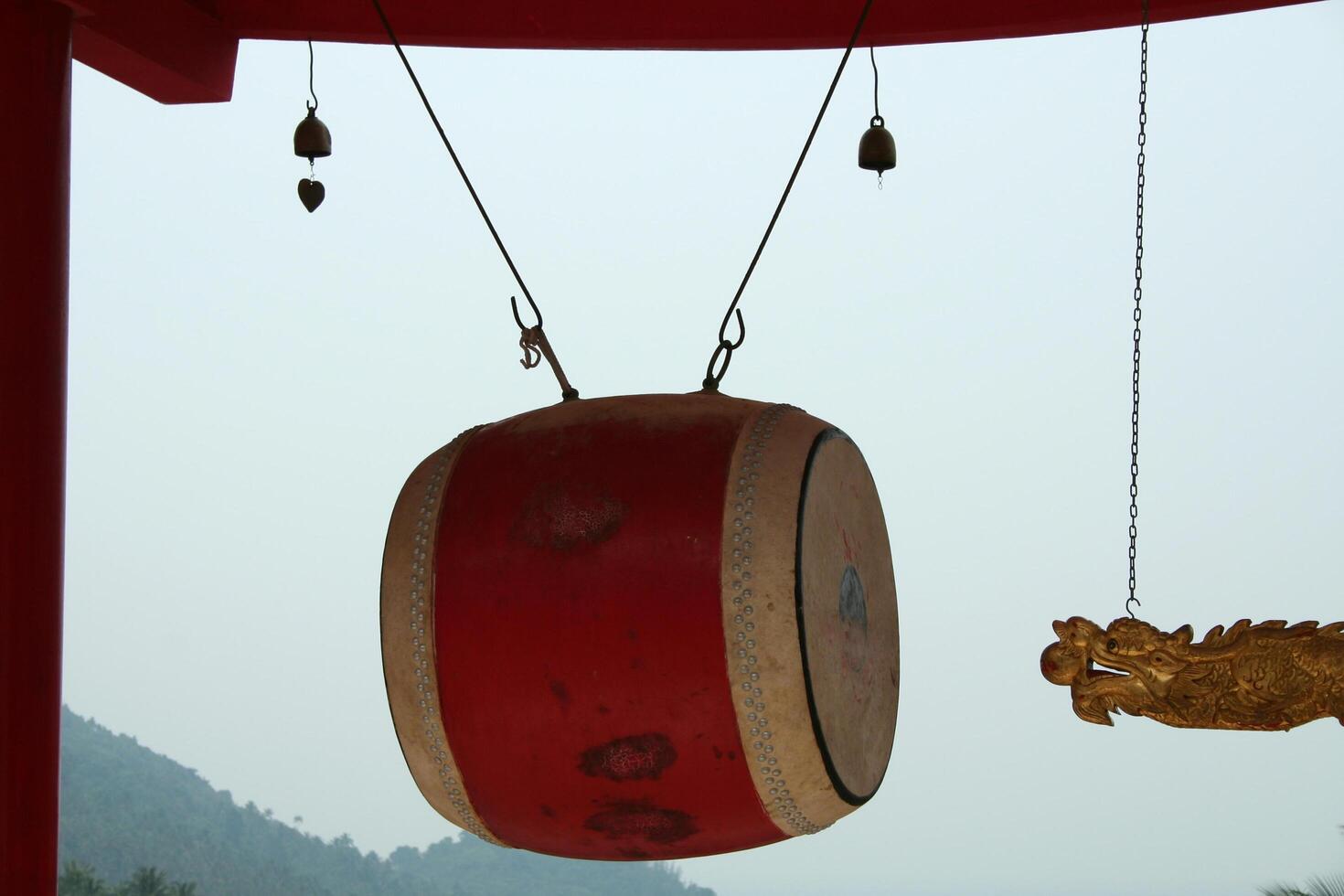 Buddhist temple, Koh Phangan, Thailand, travel photo