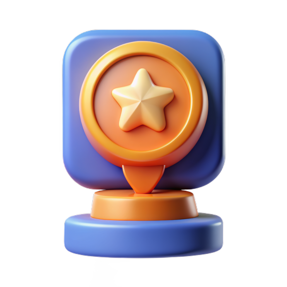 Awards icon set. cup prize award golden trophy, stars and goblets. UI Achievement Badges. png