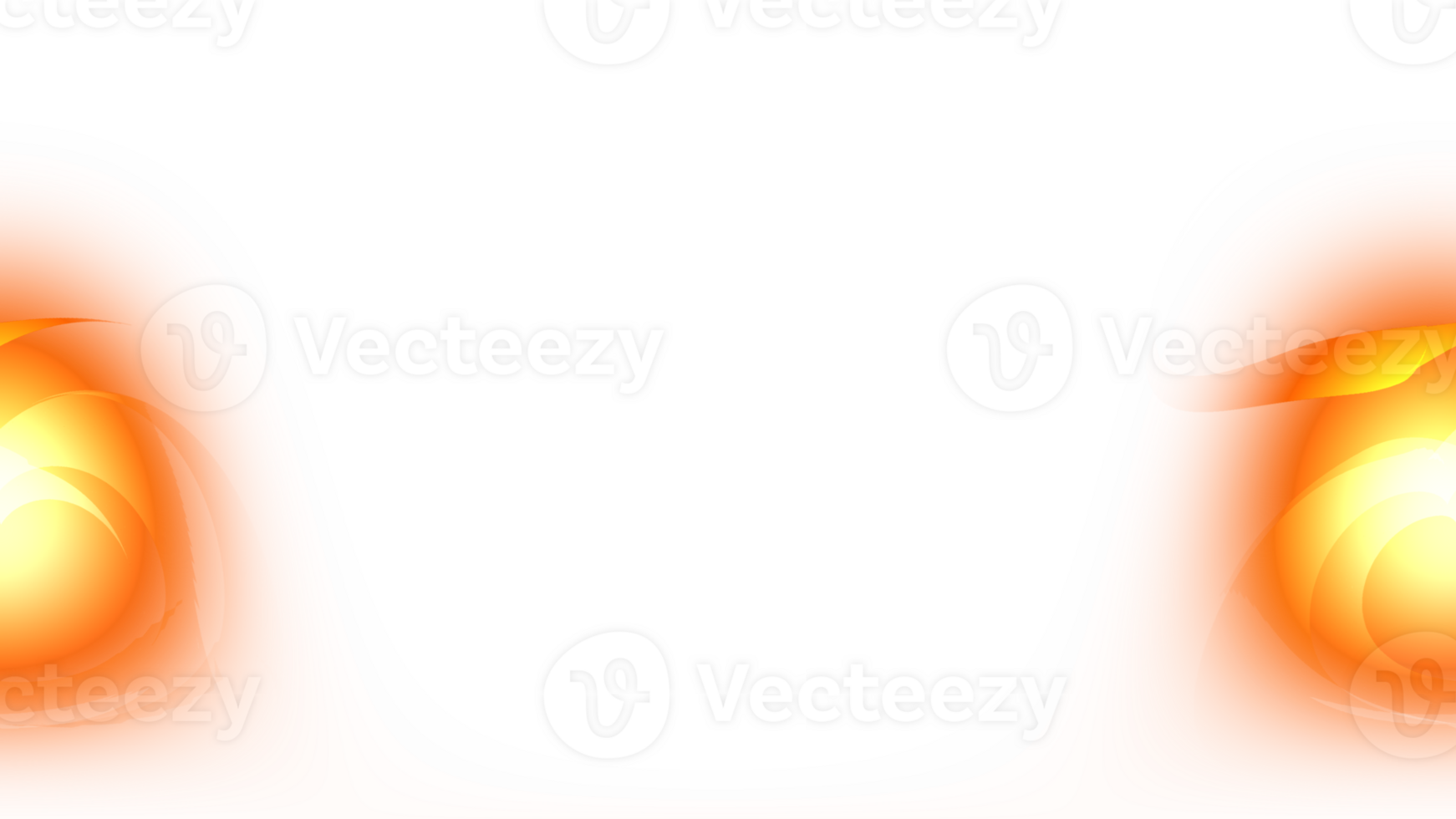 two orange flames are shown on a transparent background png