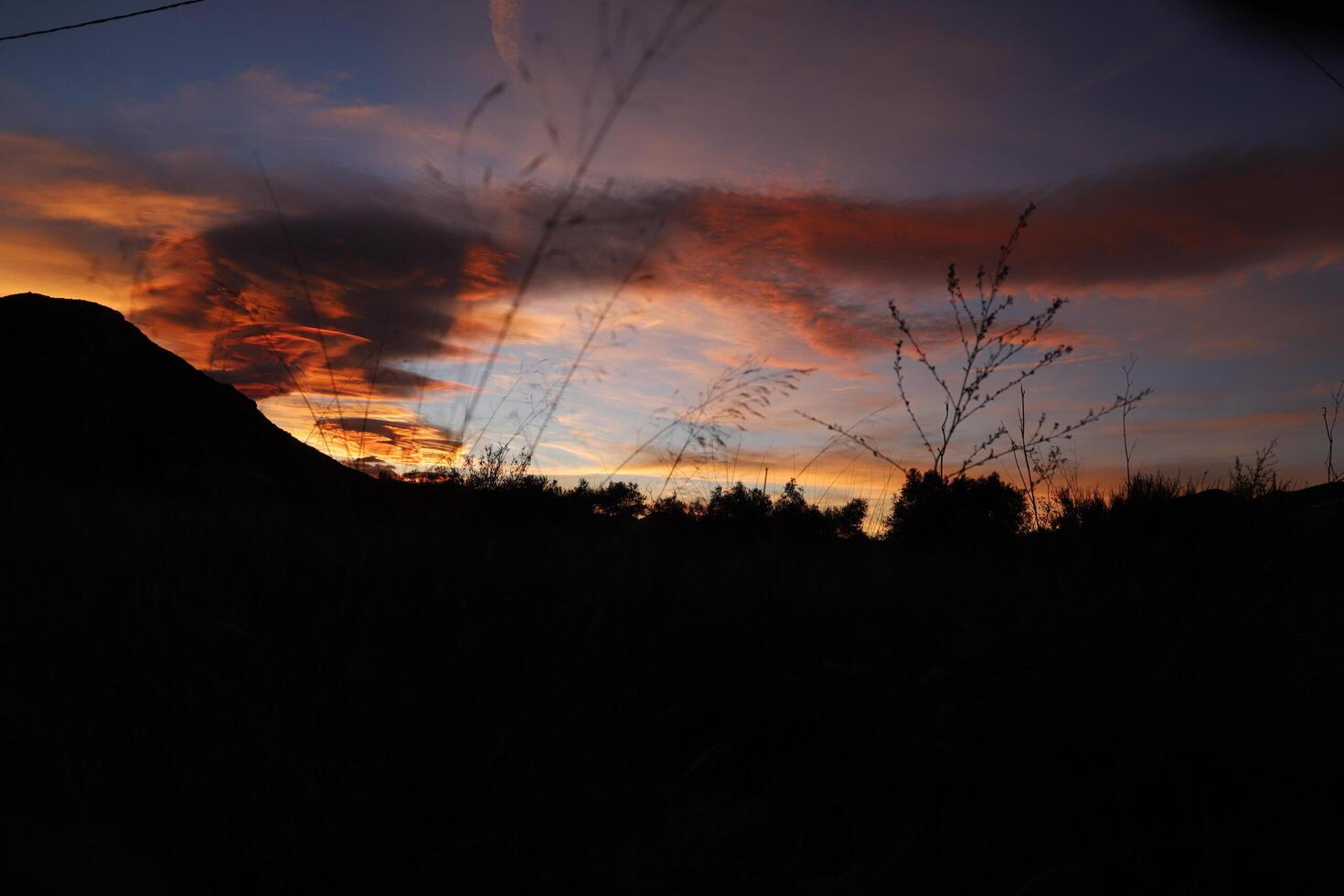 extreme colors during sunset photo