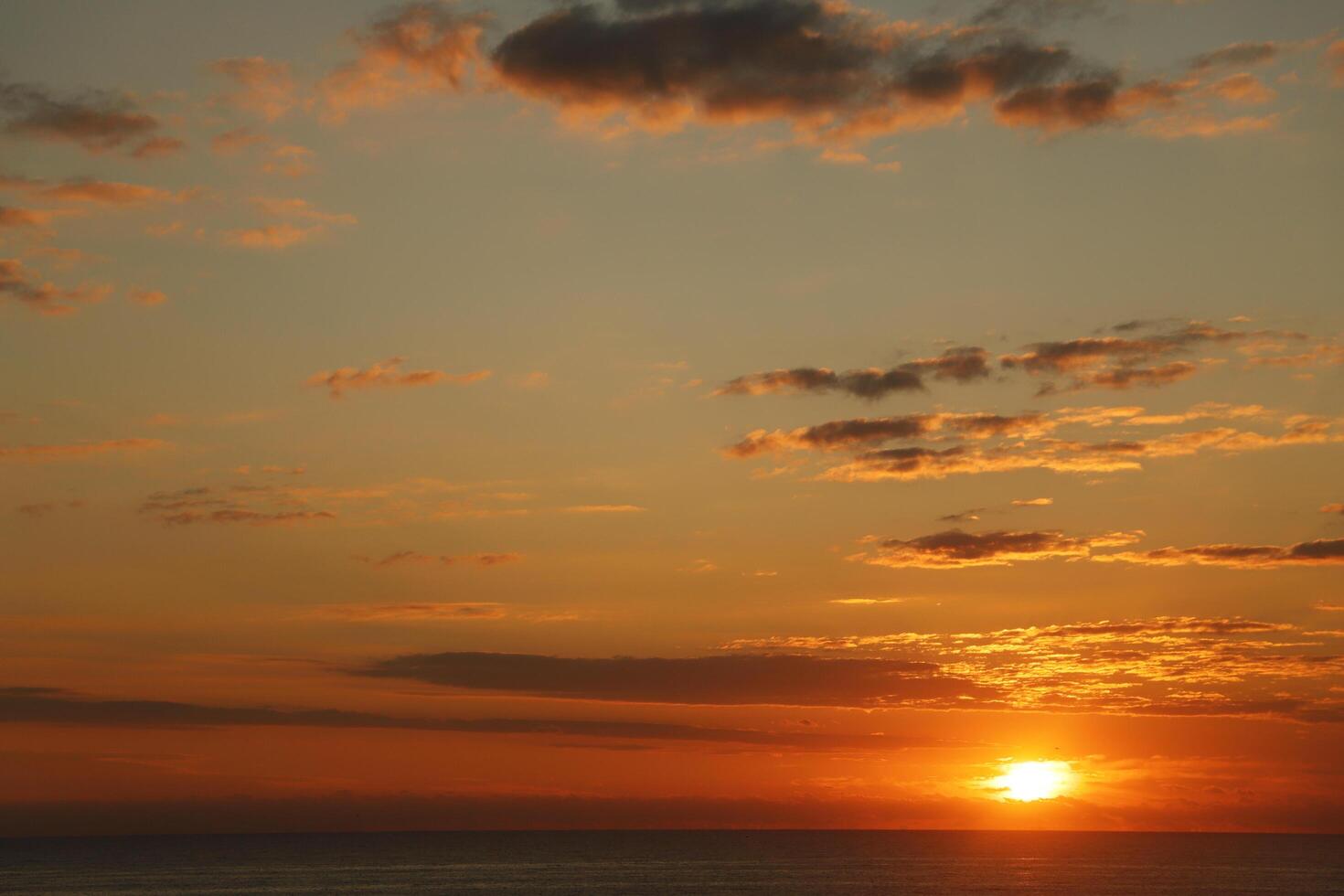 sunrise from the sea photo