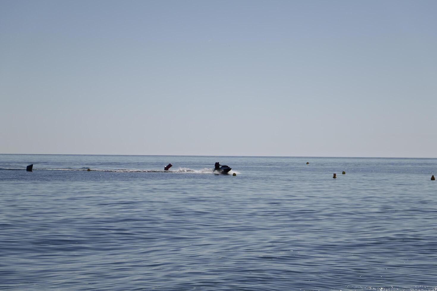 beach and mediterrenean sea in spain photo