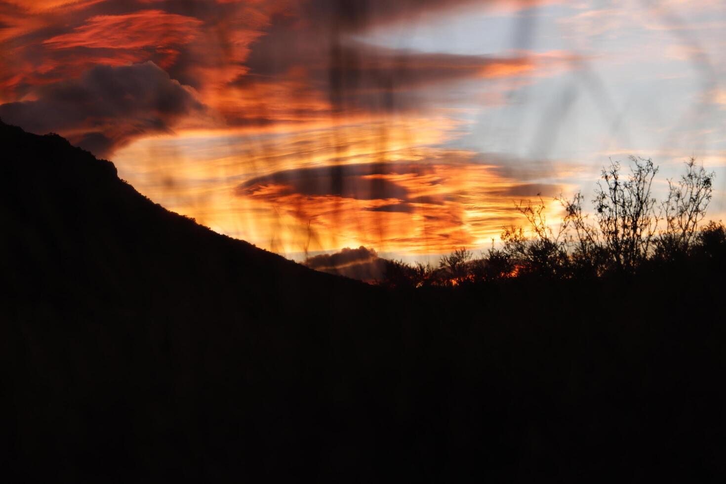 extreme colors during sunset photo