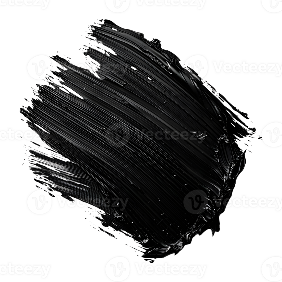 Brush Grunge Texture on Transparent Background png
