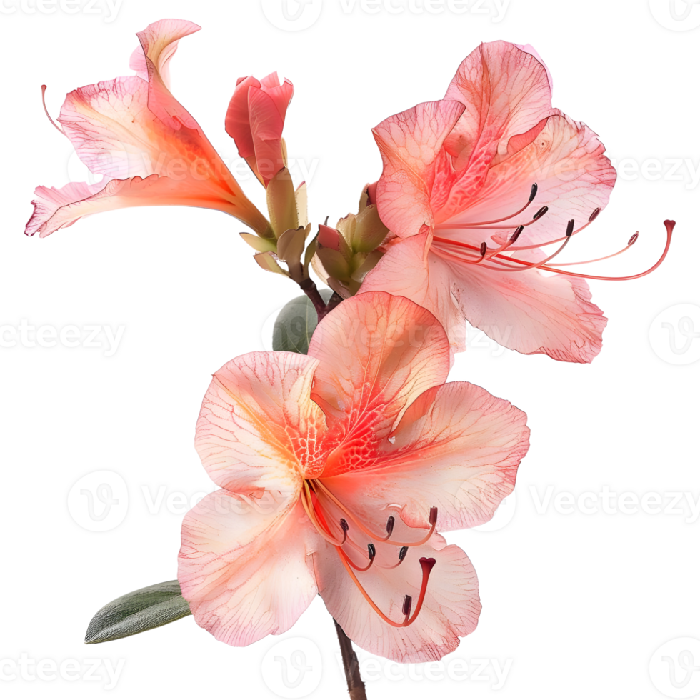 Azalea Flower on Transparent Background png