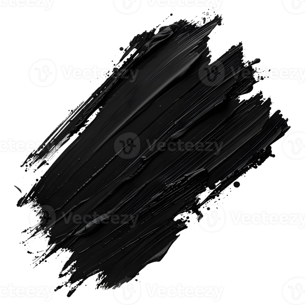 Brush Grunge Texture on Transparent Background png