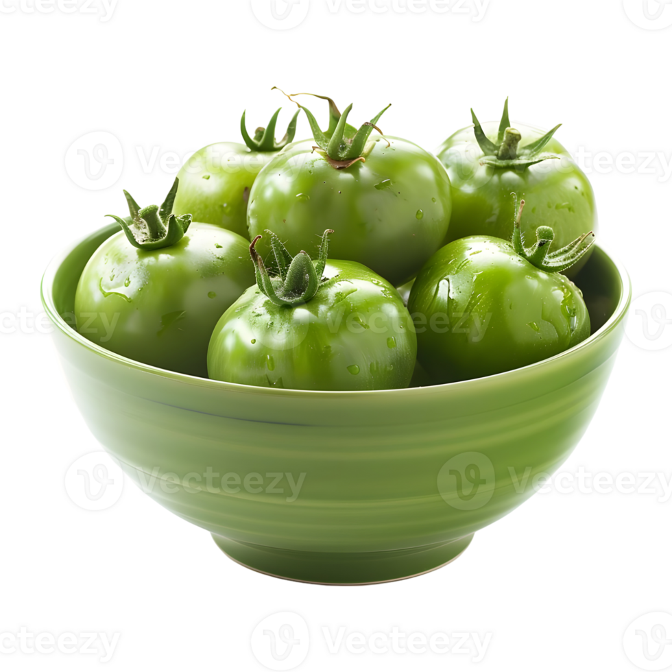Green Tomatoes on Transparent Background png