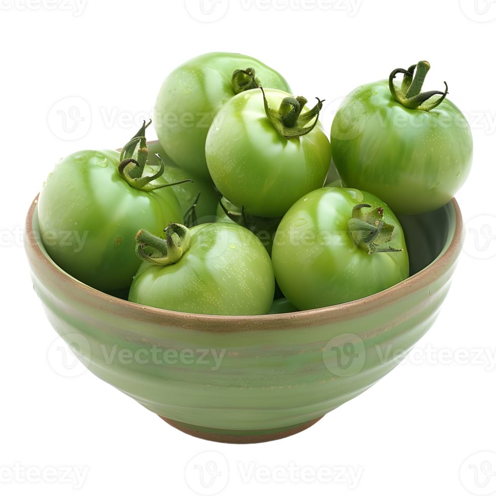Green Tomatoes on Transparent Background png