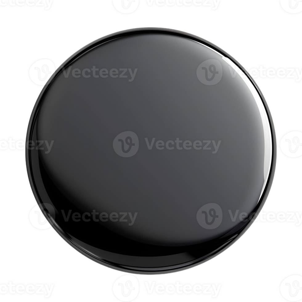 Round Button on Transparent Background png