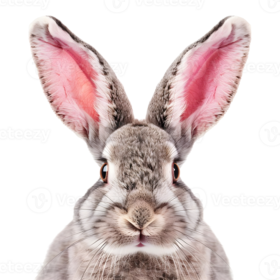 Bunny Hairs Easter on Transparent Background png