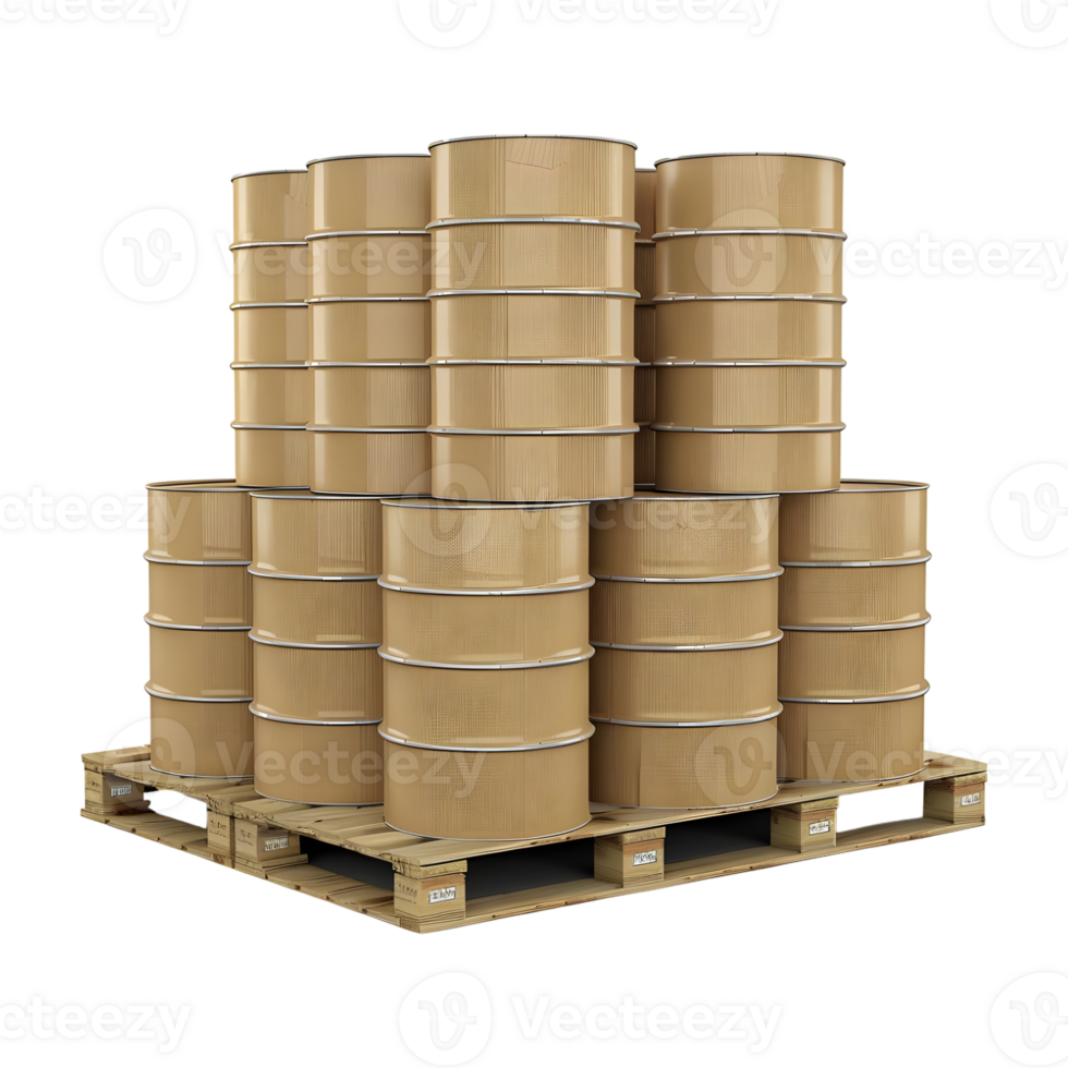Drum on a Wooden Rack on Transparent Background png