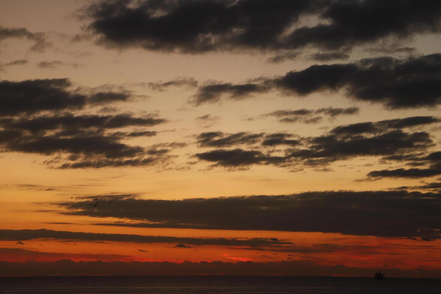 sunrise from the sea photo