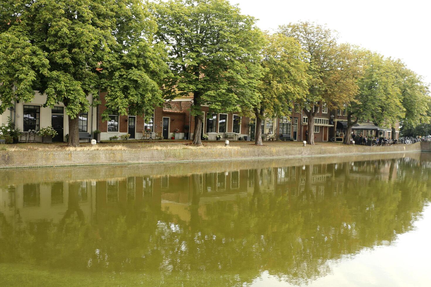 Spaarndam, a nice village located on the Spaarne River and a lake. the locks are characteristic of this place., the netherlands photo