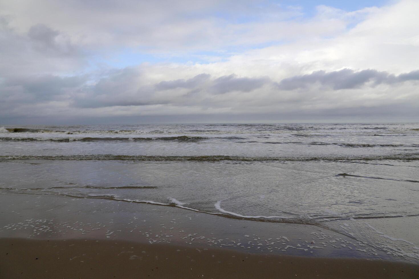 beach in the netherlands, autumn photo