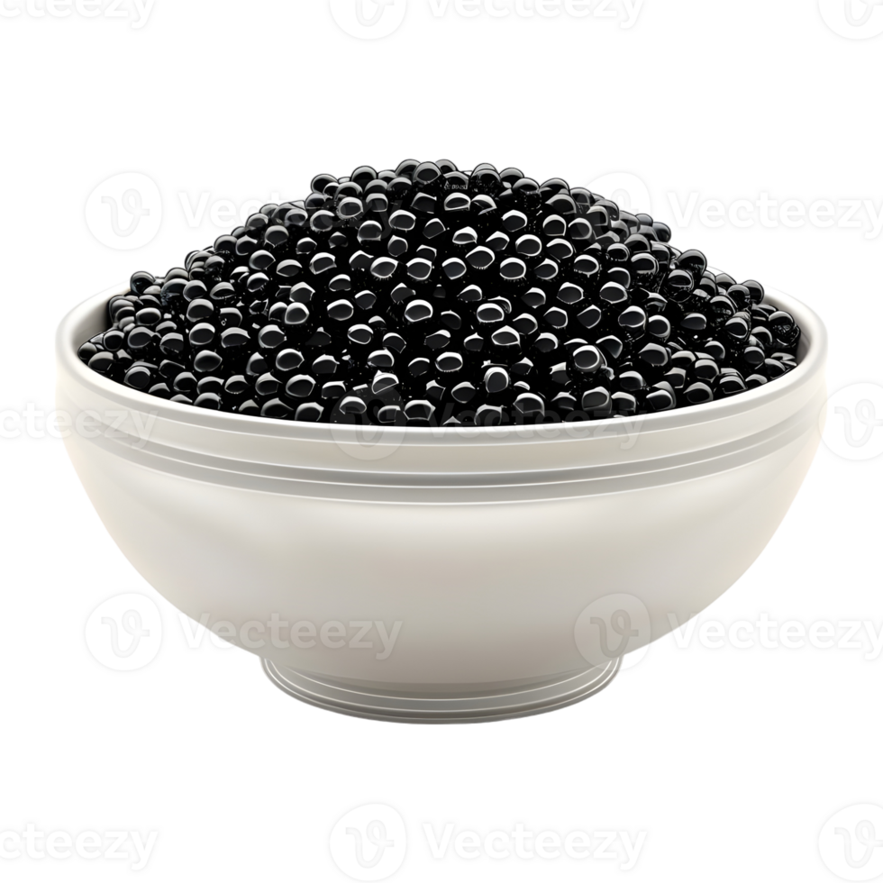 Beluga Caviar on Transparent Background png