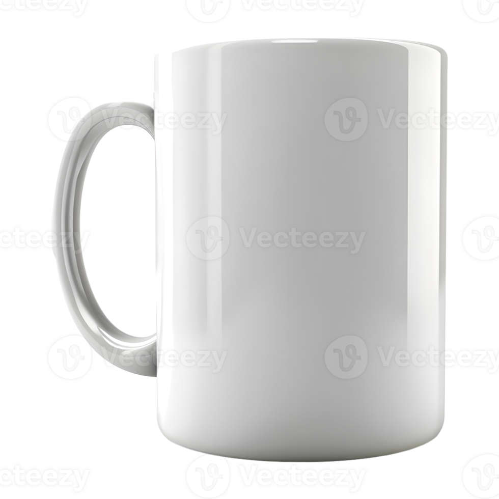 Coffee or Tea Mug Mockup on Transparent Background png