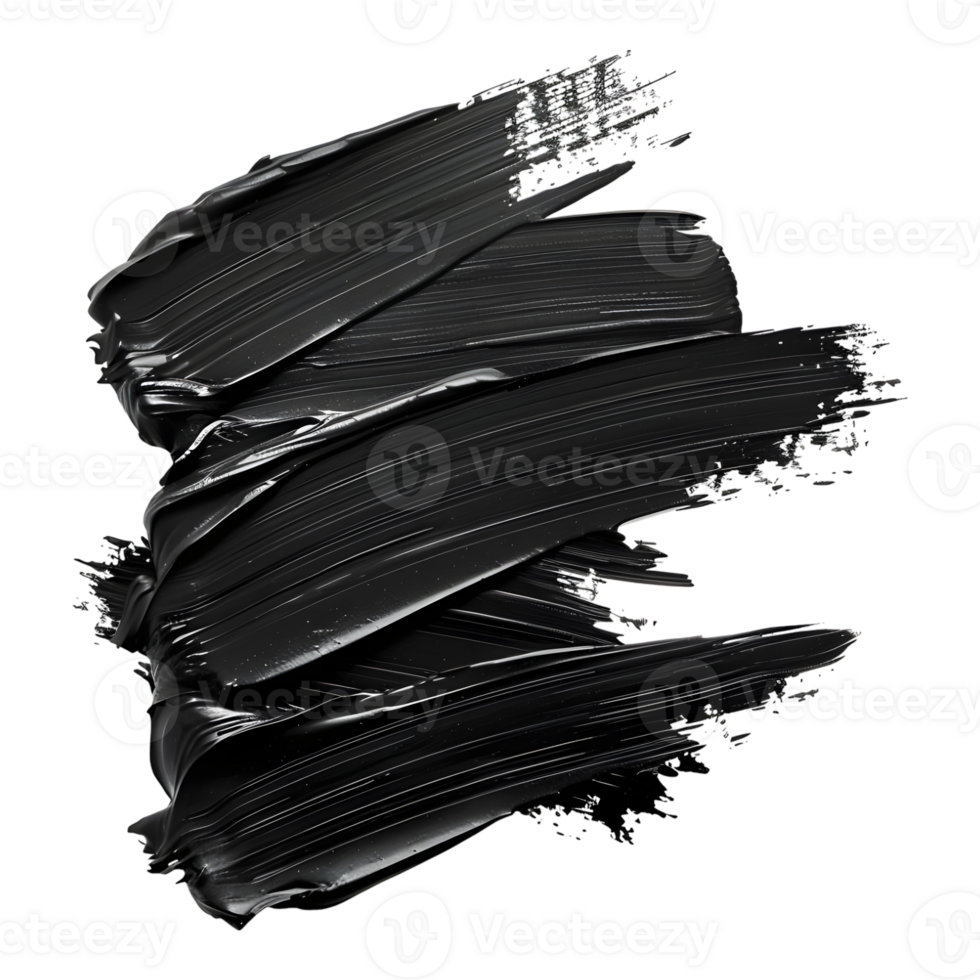Brush Grunge Texture on Transparent Background png