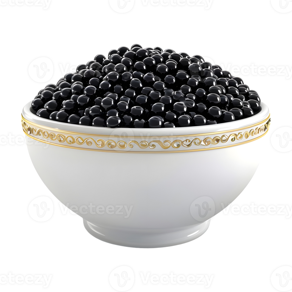 Beluga Caviar on Transparent Background png