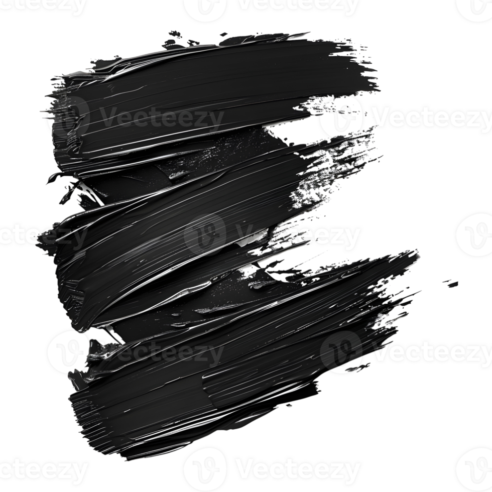 Brush Grunge Texture on Transparent Background png
