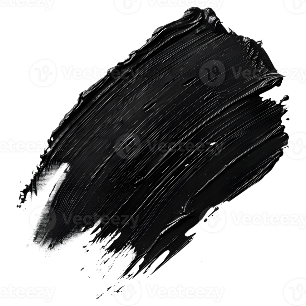 Brush Grunge Texture on Transparent Background png