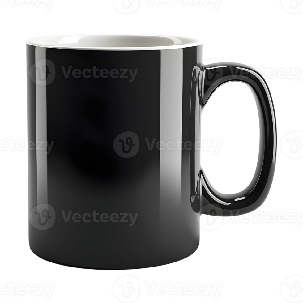 Coffee or Tea Mug Mockup on Transparent Background png