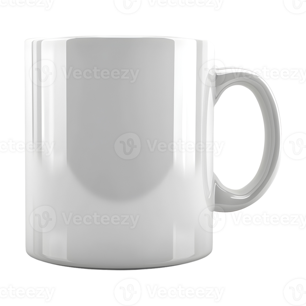 Coffee or Tea Mug Mockup on Transparent Background png