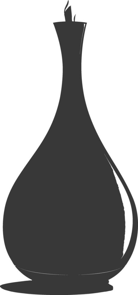silhouette diffuser device black color only vector
