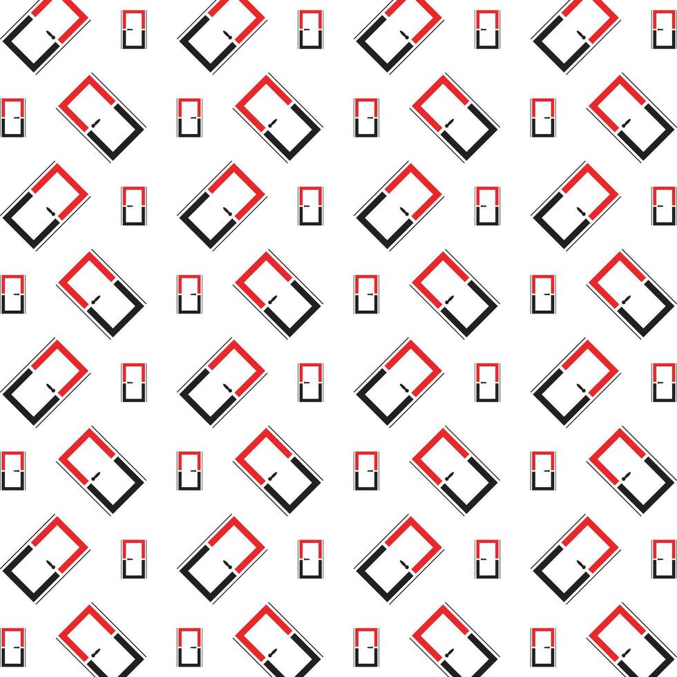 Door favorable trendy multicolor repeating pattern illustration background design vector
