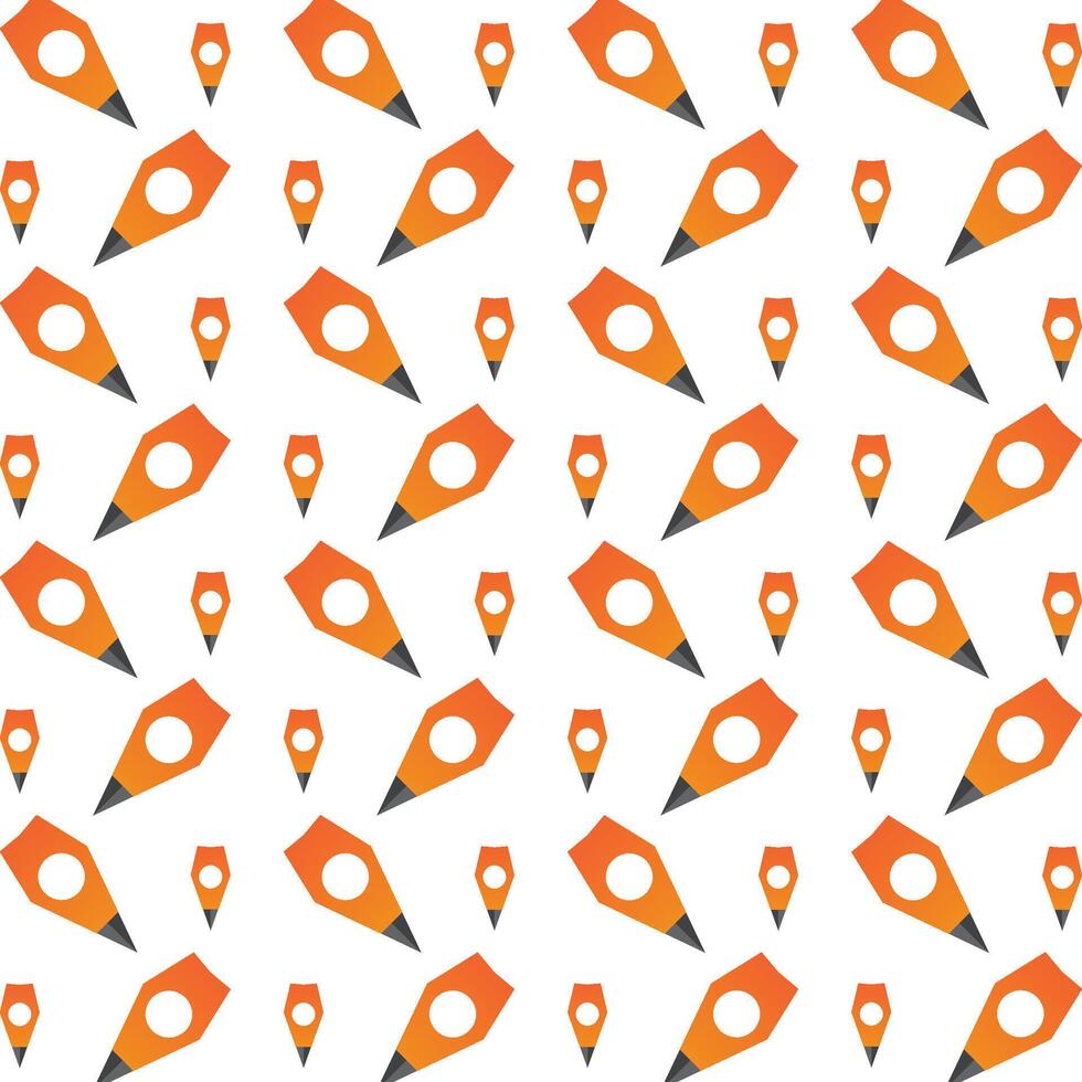 Pencil favorable trendy multicolor repeating pattern illustration background design vector