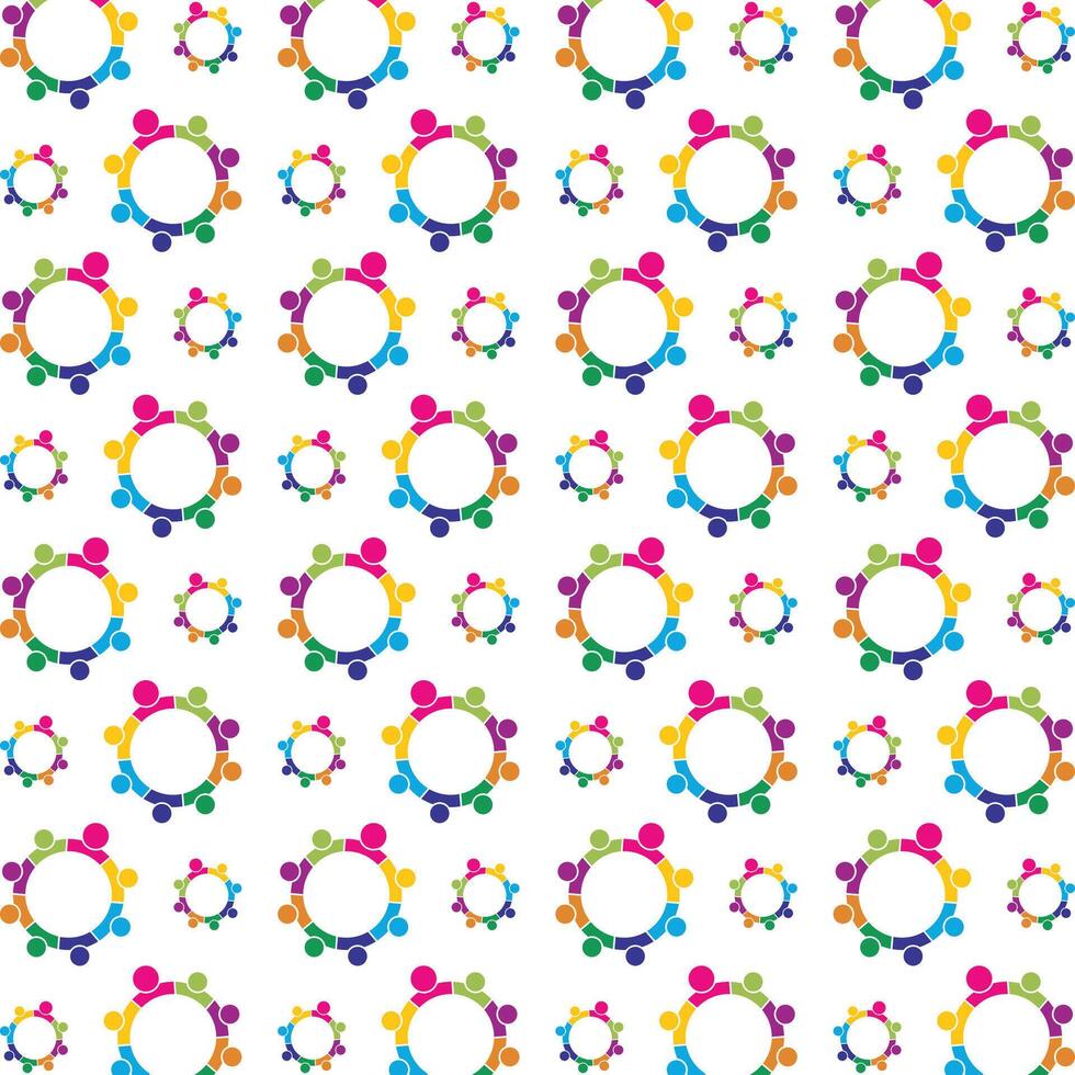 Network favorable trendy multicolor repeating pattern illustration background design vector