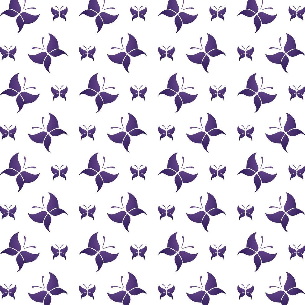 Butterfly favorable trendy multicolor repeating pattern illustration background design vector