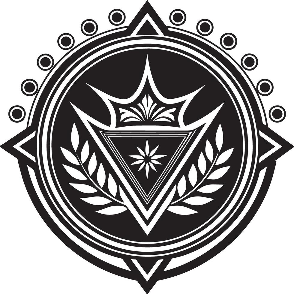 App icon design black and white illustration vector