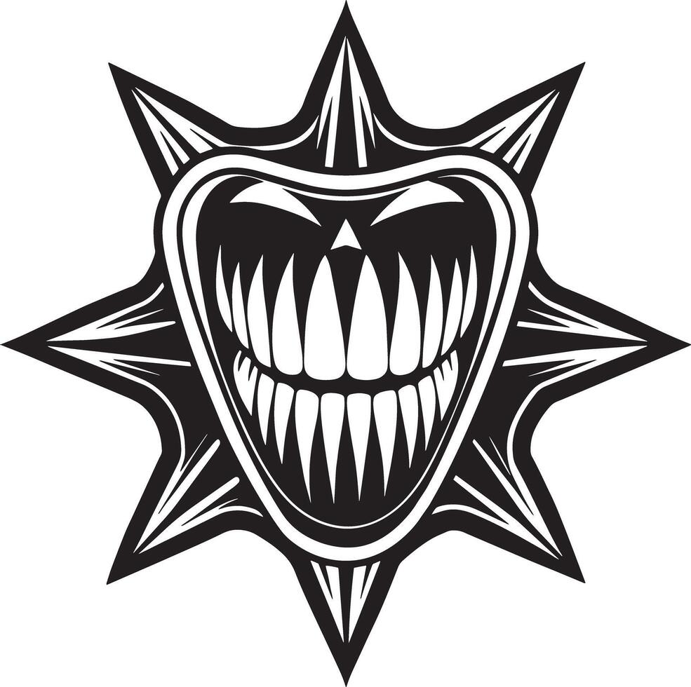 Monstar cartoon illustration isolated on white background vector