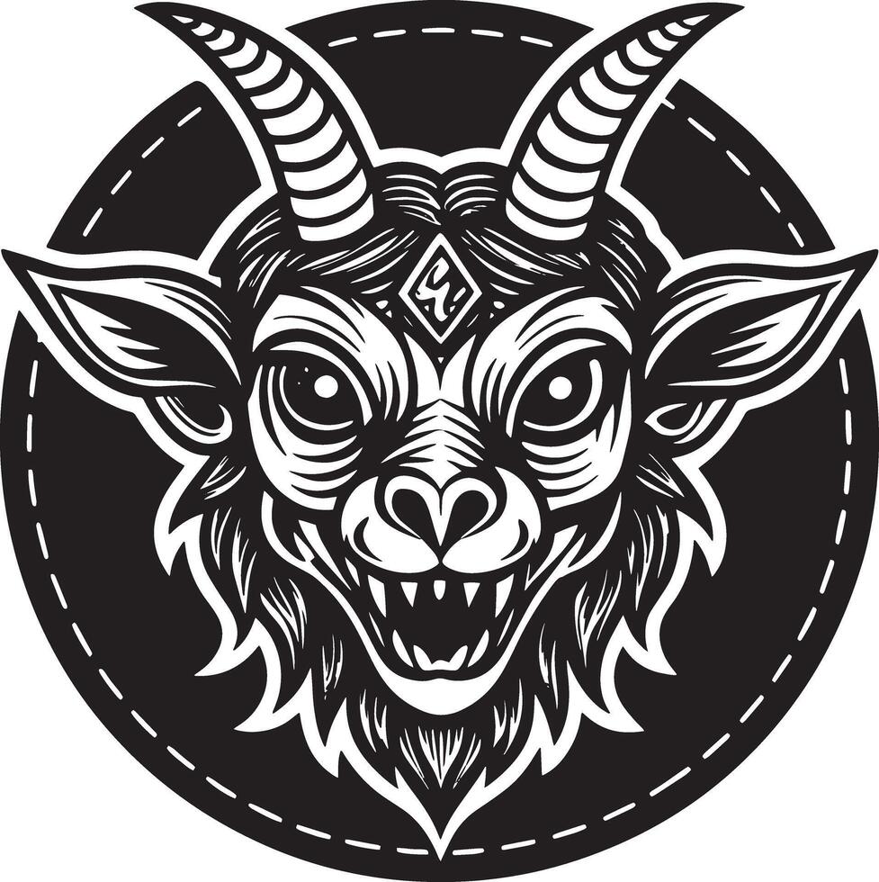 illustration of a sticker illustration black and white on white background vector