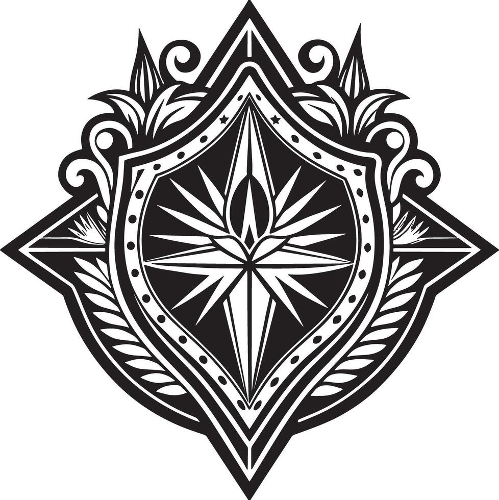 App icon design black and white illustration vector