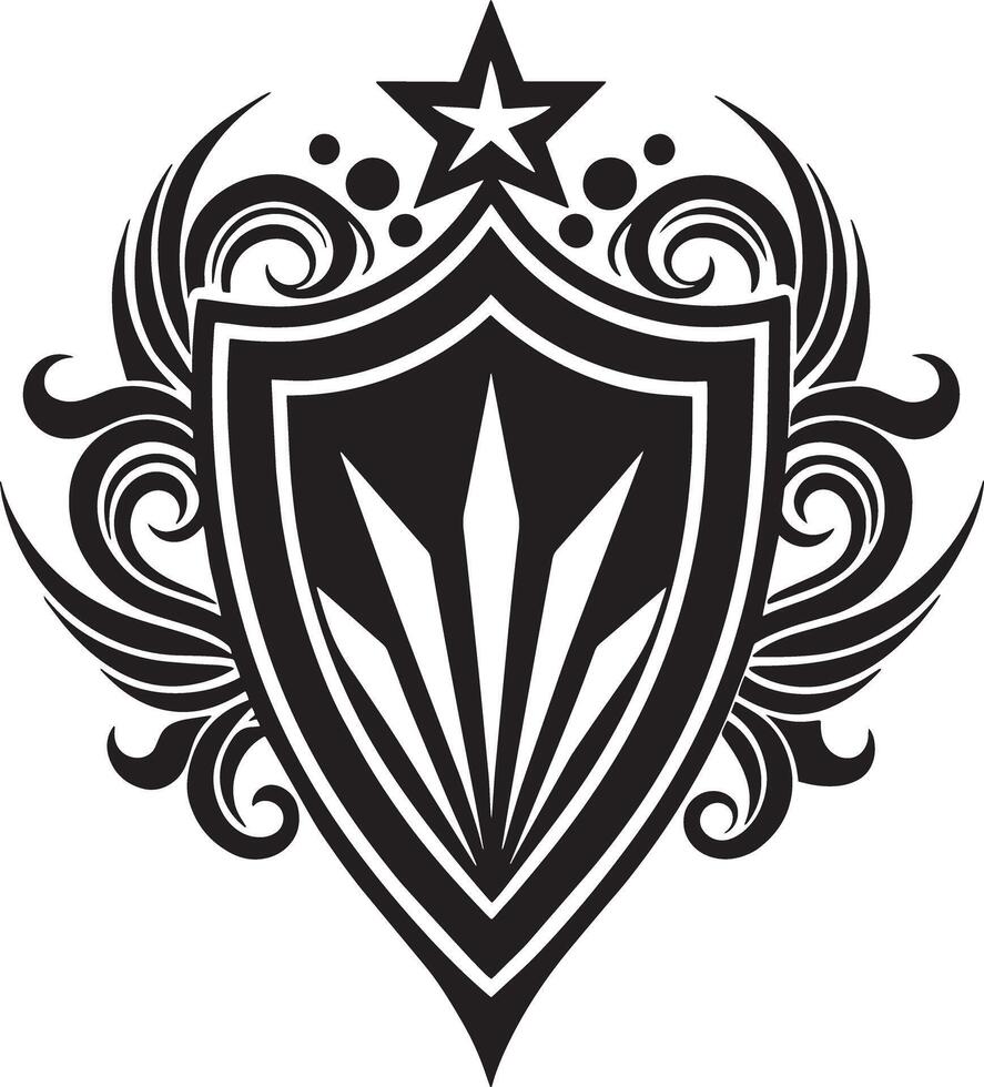 App icon design black and white illustration vector
