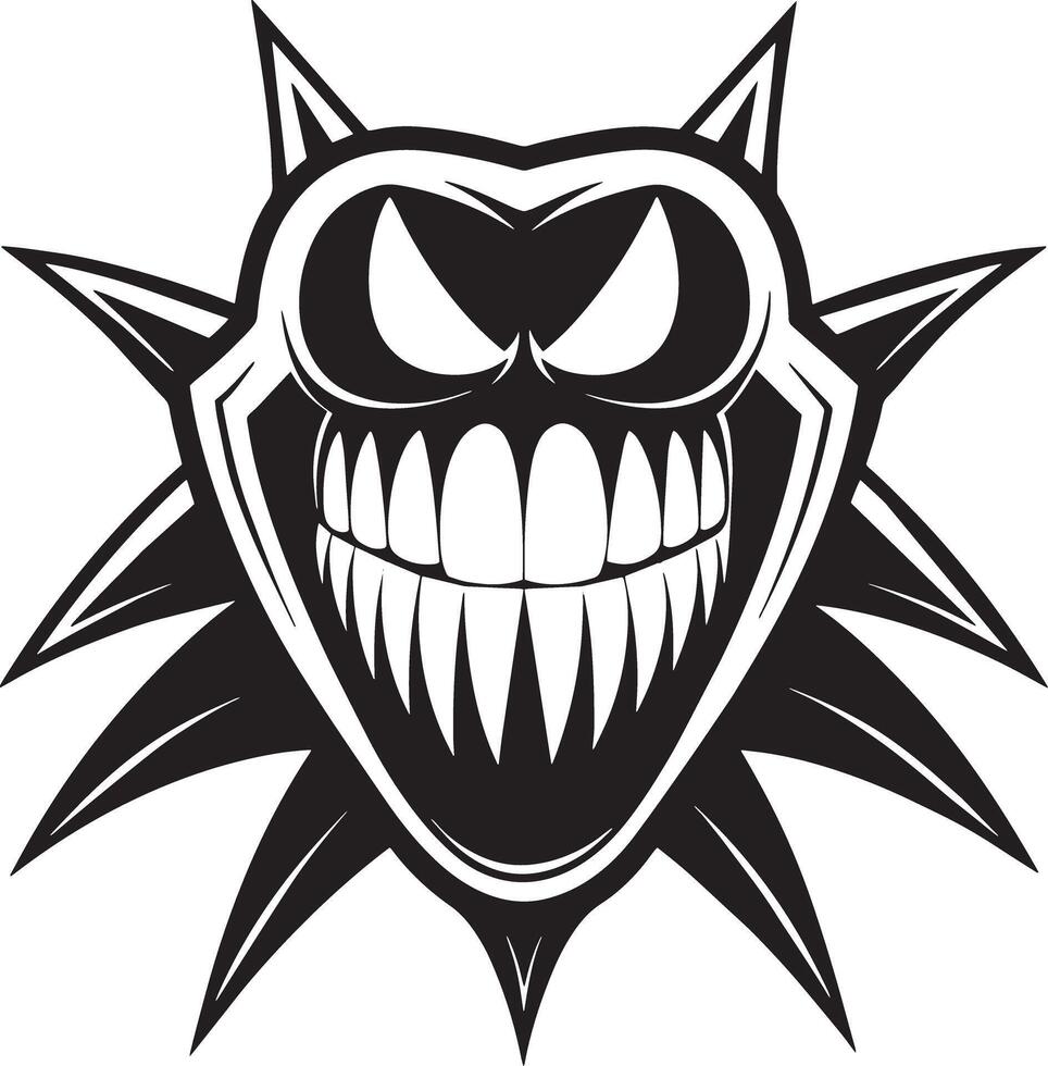 Monstar cartoon illustration isolated on white background vector