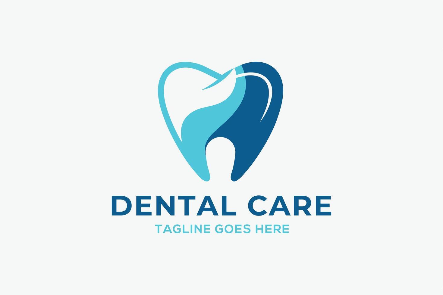 Modern logo of a dental clinic vector