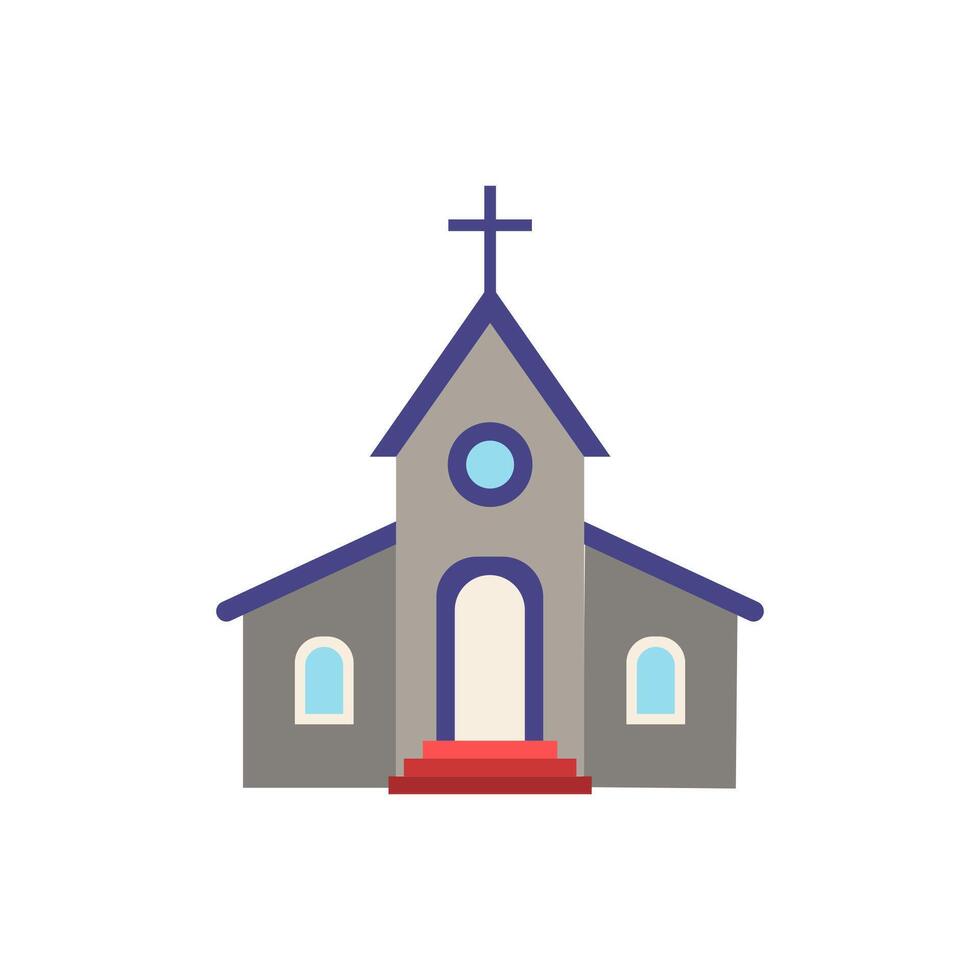 Church icon. Simple element from buildings collection. Creative Church icon for web design, templates, infographics and more vector