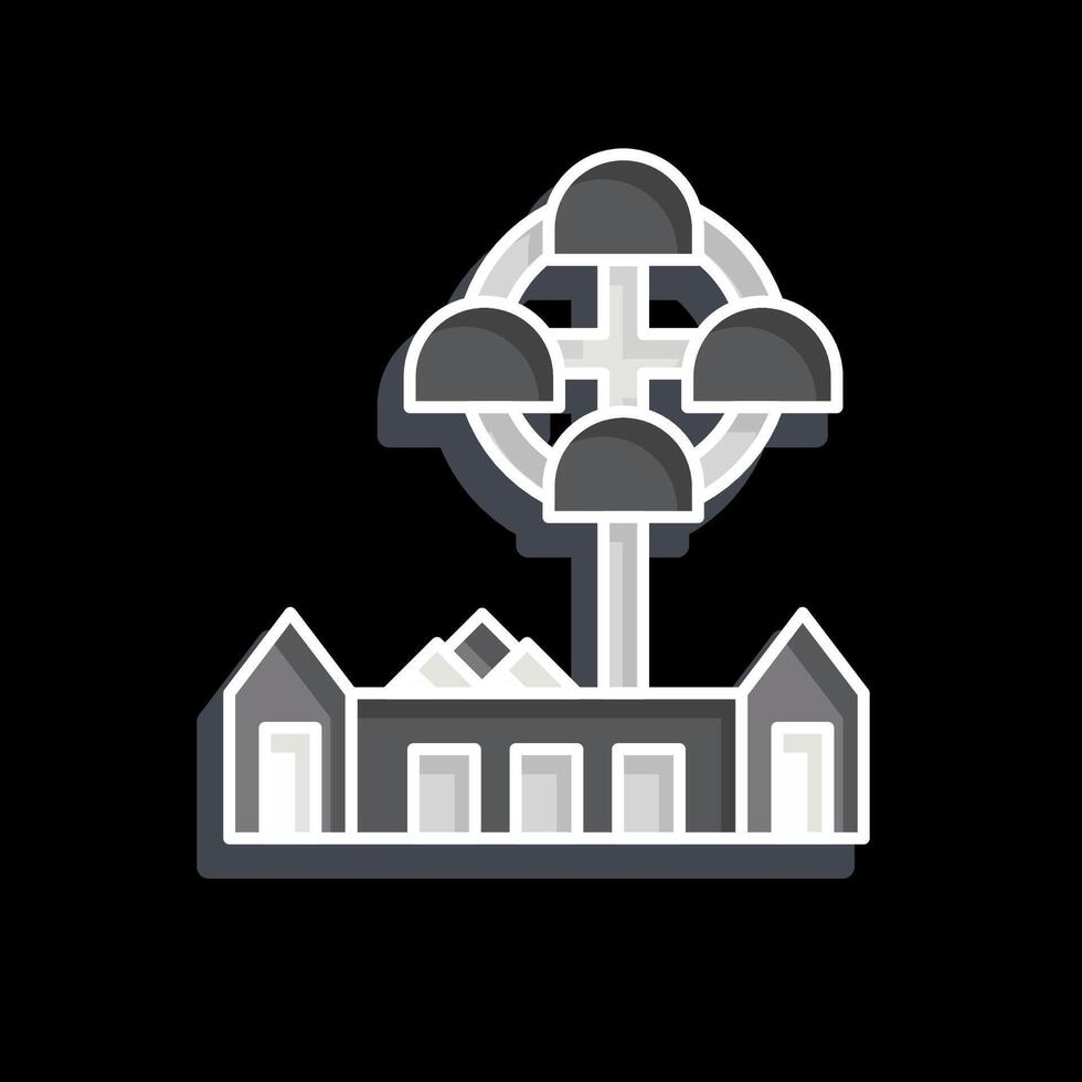 Icon Leisure Park. related to City symbol. glossy style. simple design illustration vector