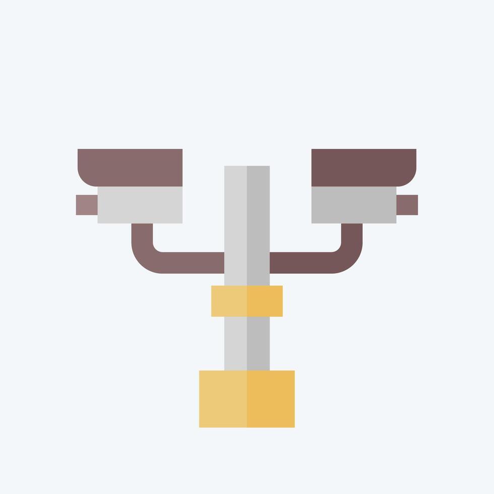 Icon Closed Circuit Camera. related to City symbol. flat style. simple design illustration vector