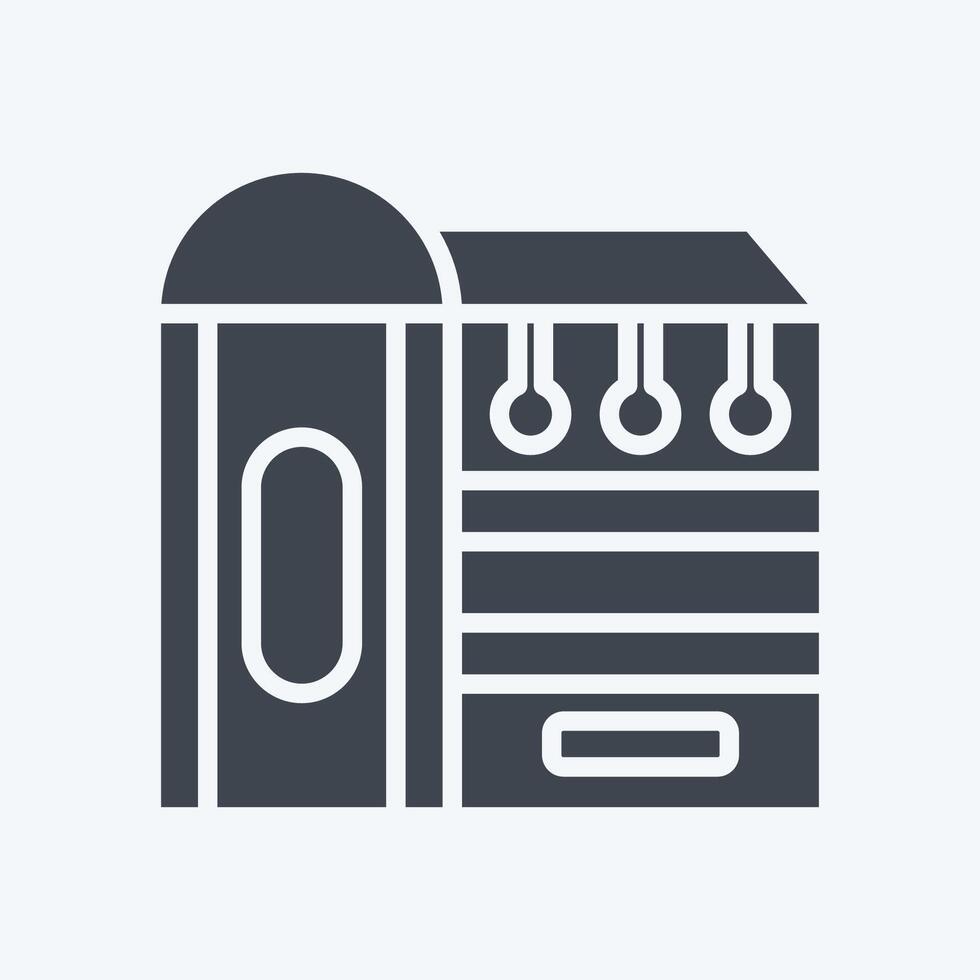 Icon Playground. related to City symbol. glyph style. simple design illustration vector