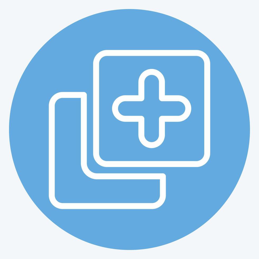 Icon Copy. related to Button Download symbol. blue eyes style. simple design illustration vector