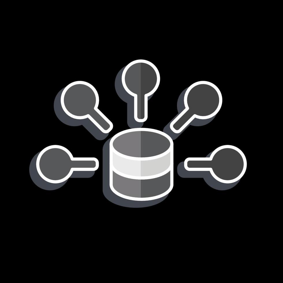 Icon Data. related to Button Download symbol. glossy style. simple design illustration vector