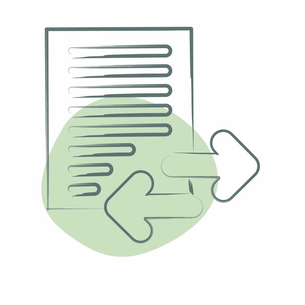 Icon Transfer. related to Button Download symbol. Color Spot Style. simple design illustration vector