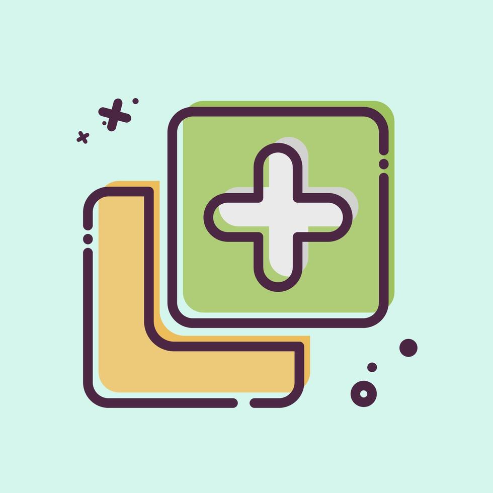 Icon Copy. related to Button Download symbol. MBE style. simple design illustration vector