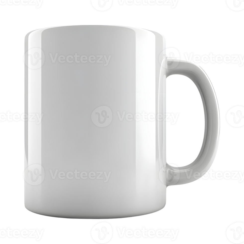 Coffee or Tea Mug Mockup on Transparent Background png