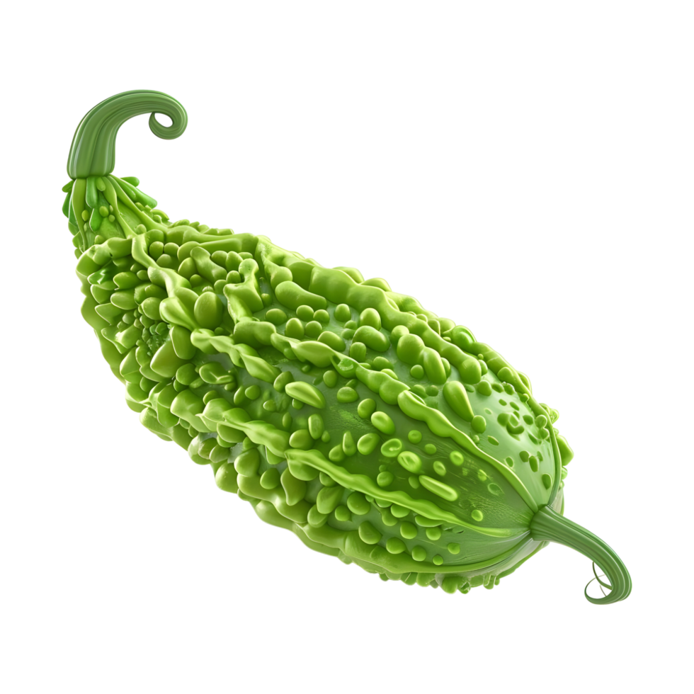 Bitter Melon on Transparent Background png